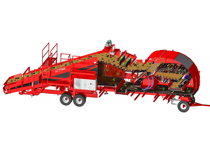 Приёмный бункер Grimme SPUDNIK 991 AirSep Eliminator